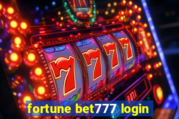 fortune bet777 login